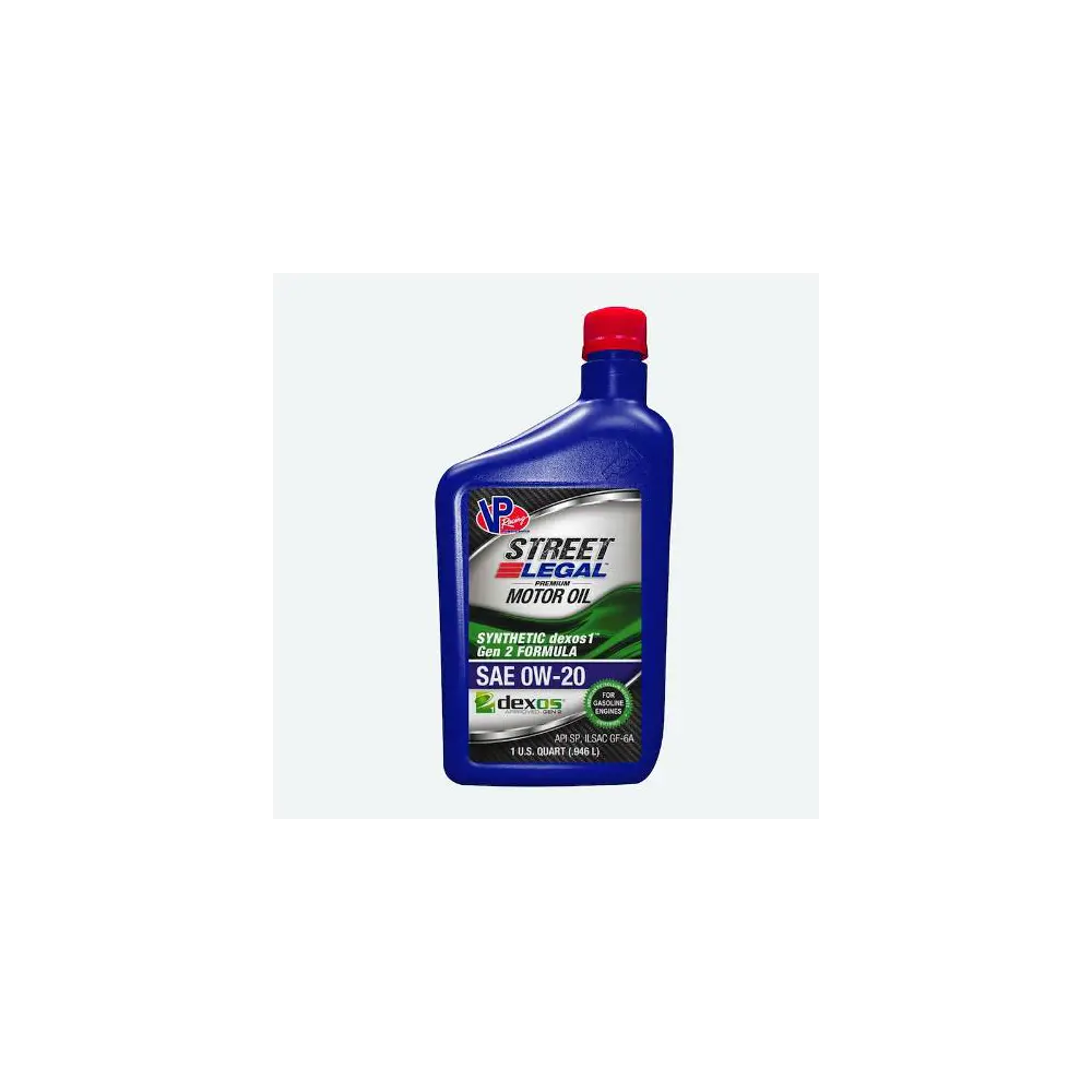 Street Legal Full Synthetic 0W-20 Dexos1 Oil - 1 Quart Bottle - VPRVP3902543